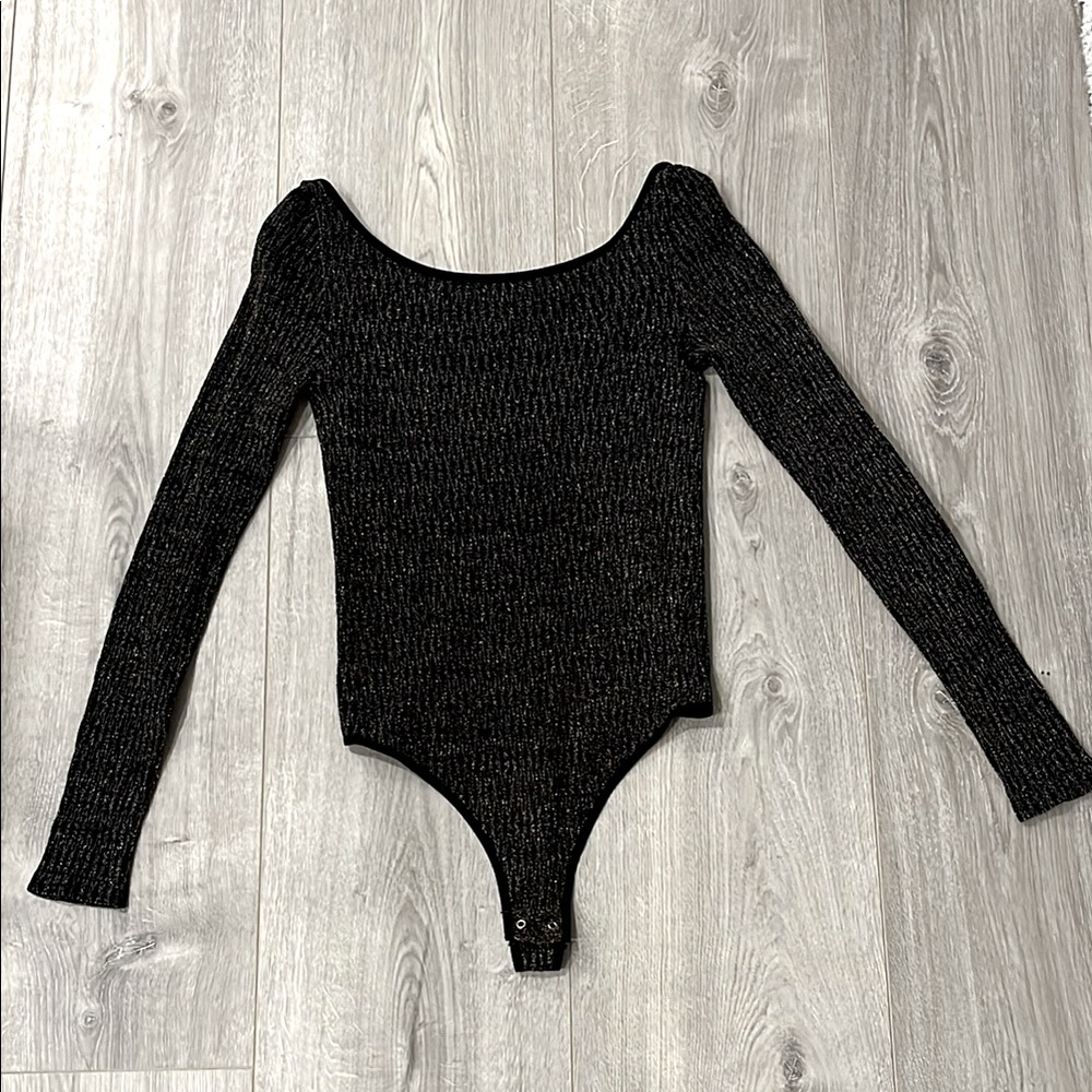 Free People “Sprinkled in Gold” Bodysuit